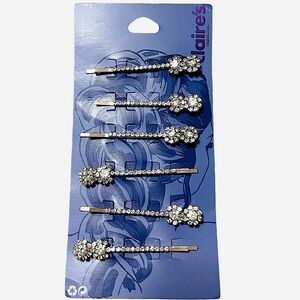 Claire’s Hair pins accessories Fancy events- Rhinestone -6 pieceWomen teens kids